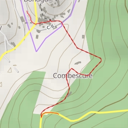 thumbnail for uphill in front of the castle of Bonaguil