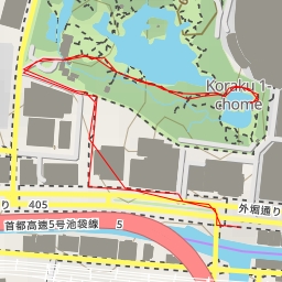 thumbnail for 内庭 - 外堀通り - 文京区