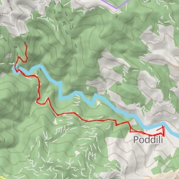 thumbnail for Sentiero per la cascata del Marmarico