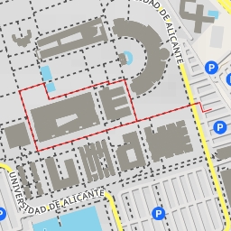 thumbnail for Universitat d'Alacant / Universidad de Alicante (Campus de Sant Vicent) - calle Decano