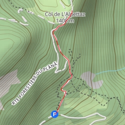 thumbnail for Route Forestière de l'Alpettaz