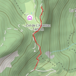 thumbnail for Route Forestière de l'Alpettaz