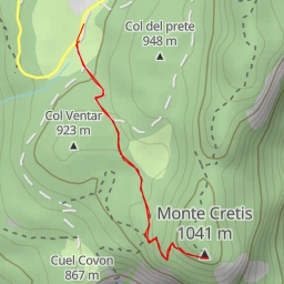 thumbnail for Fessura del Monte Cretis - SS52