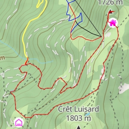 thumbnail for Le Crêt Luisard - Crêts-en-Belledonne