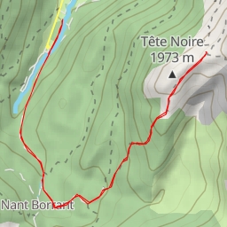 thumbnail for Sentier de Tré-la-Tête à Nant-Borrant