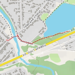 thumbnail for улица Пост Кривец - улица Пост Кривец - городской округ Курск