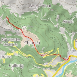 thumbnail for sentiero di raccordo tra la provinciale di Quarzina e lo sterrato per la Chiesa di San Giovanni