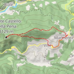 thumbnail for Monte Castello della Pena