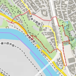 thumbnail for 田園調布せせらぎ公園 - 宝来公園通り - 大田区