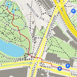 thumbnail for Alter Botanischer Garten - Johan-van-Valckenburgh-Brücke - Hamburg