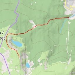 thumbnail for zimowe obejście zamkniętego odcinka szlaku czerownego