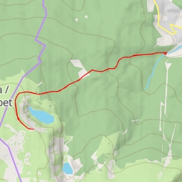 thumbnail for zimowe obejście zamkniętego odcinka szlaku czerownego