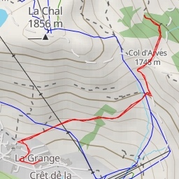 thumbnail for Le Lièvre bleu - Chemin vicinal ordinaire numéro 3 de la Chal au Col d'Arves