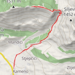 thumbnail for unmarked trail to Odijevo - Borici