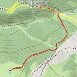 thumbnail for Sentiero per la croce di Sòla