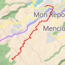thumbnail for Sentier du Bras Mousseline vers Les Hauts de Menciol