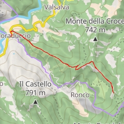thumbnail for Strada forestale Pian del Bello - Croce dello Spino