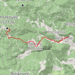 thumbnail for foot path to Smrekovec