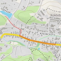 thumbnail for улица Озёрная - улица Озёрная - Коктебельский поселковый совет