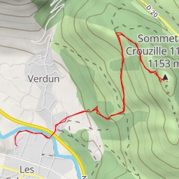thumbnail for Sommet de Crouzille 1153 m