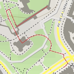 thumbnail for Mur d'enceinte du Château de Caen - Rue des Fossés du Château - Caen