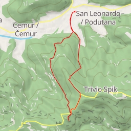 thumbnail for Strada di Castelmonte - San Leonardo