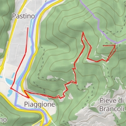 thumbnail for Strada del Piaggione per la Croce di Brancoli - Lucca