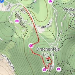 thumbnail for Burgruine Drachenfels - Drachenfelsplateau