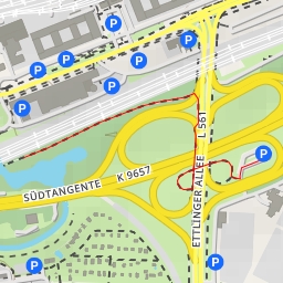 thumbnail for Südtangente - Südtangente - Karlsruhe