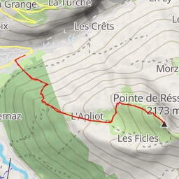 thumbnail for Pointe de Réssachaux