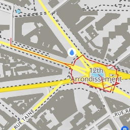 thumbnail for Fontaine du Château d'eau - Place Félix Éboué - Paris