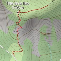 thumbnail for Tête de la Bau - Route de Roussimal