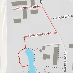 thumbnail for Pond to south fence - Pond to south fence - London