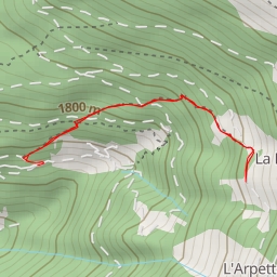 thumbnail for Sentier du bisse de Tsa Crêta - Mont-Noble
