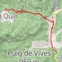 thumbnail for Camí de la Quar a la Creu de Salga i Borredà - Camí de la Quar a la Creu de Salga i Borredà