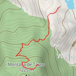thumbnail for Narrow path from top of Barranco Tauro up to Montana Tauro from East side