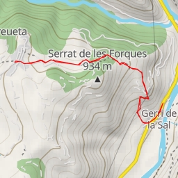thumbnail for Carretera de la Pobleta de Bellveí a Gerri de la Sal - Baix Pallars