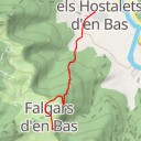 thumbnail for Carretera de Falgars a la Devesa - la Vall d'en Bas