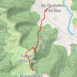 thumbnail for Carretera de Falgars a la Devesa - la Vall d'en Bas