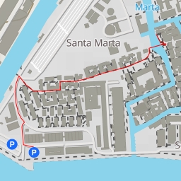 thumbnail for Ponte Santa Marta - Fondamenta de l'Arzere - Venezia
