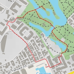 thumbnail for Городской парк культуры и отдыха им. А.М. Горького - 3-й проезд Первомайского посёлка - Саратов