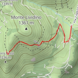 thumbnail for Corni Rossi - Via Caregno