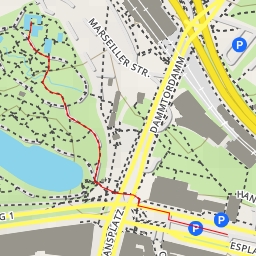 thumbnail for Alter Botanischer Garten - Johan-van-Valckenburgh-Brücke - Hamburg