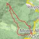 thumbnail for crinale tra vallappero e cavallico (sentiero a tratti un pò chiuso mantenersi sempre sul crinale)