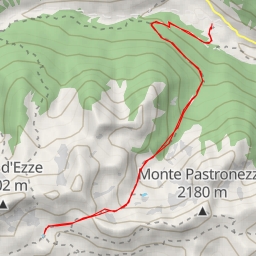 thumbnail for Sentiero alto per c. Pastronezze da malga Ezze