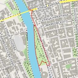 thumbnail for улица Тхапсаева - Владикавказ