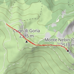 thumbnail for Monte Nebin (Cima NO)