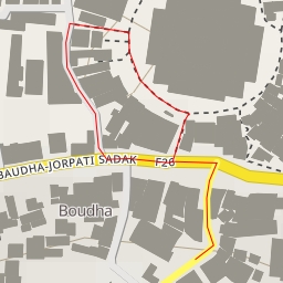 thumbnail for Access passage to Bodnath Stupa - चाबहिल-बौद्-जोरपाटी सडक - काठमाडौँ महानगरपालिका