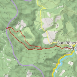 thumbnail for Vista sulla cascata dell'Acquacheta