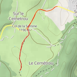 thumbnail for Circuits Chiens de traineaux - Route forestière du Cernétrou